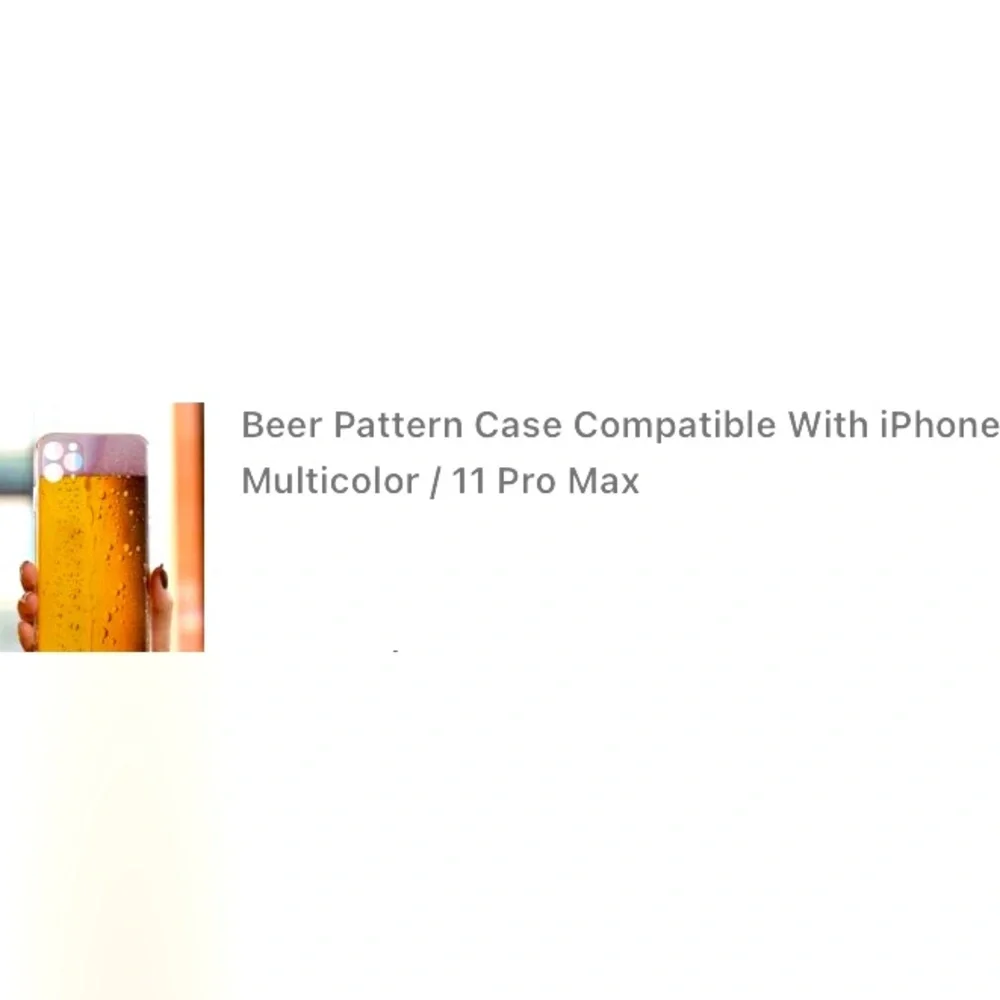 Beer Pattern Case for iPhone 11 Pro Max
